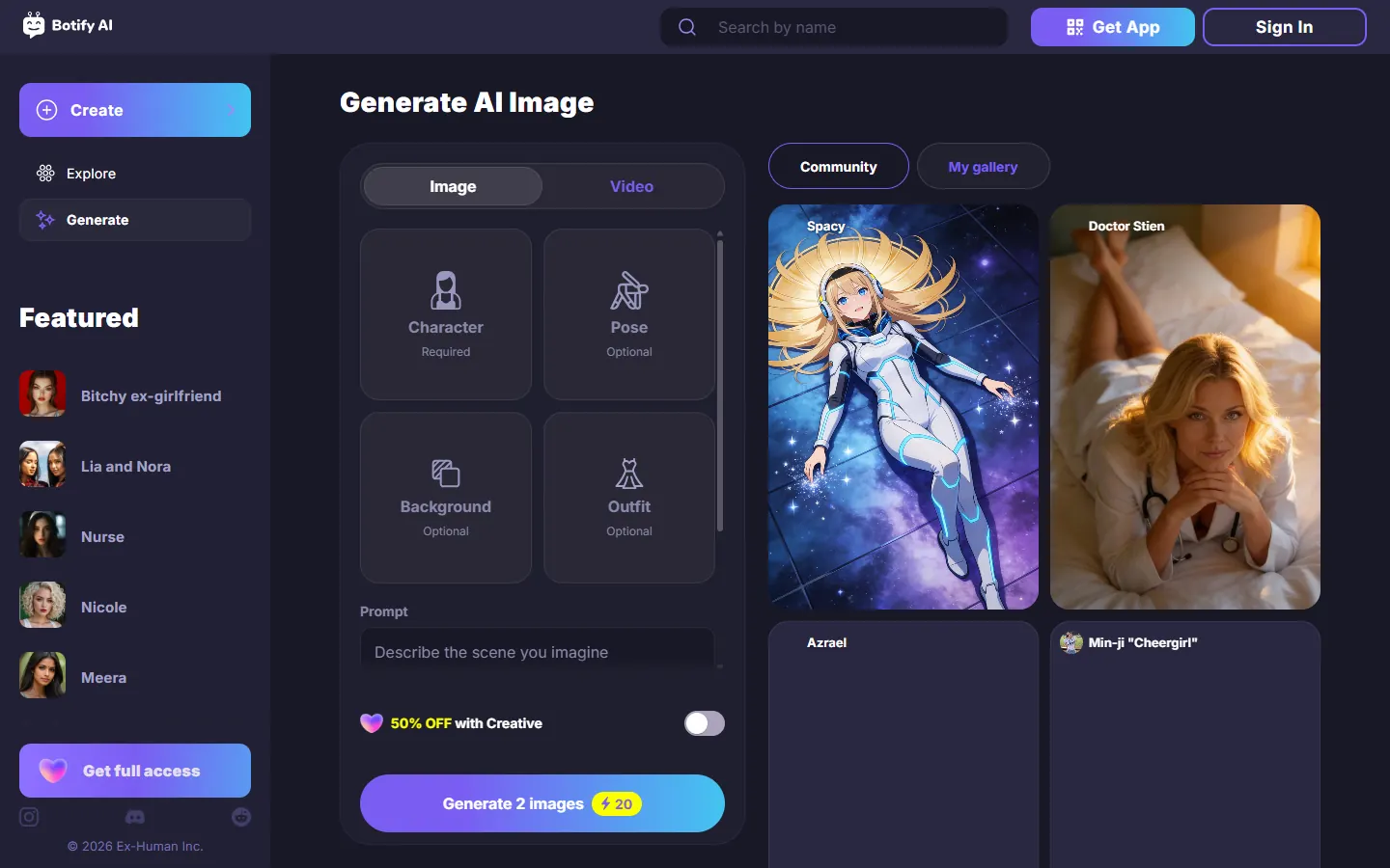 Botify AI Bild- und Videogenerator